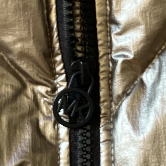 Women’s Michael Kors Metallic Champagne Colored Jacket SIZE MED - Picture 4 of 7